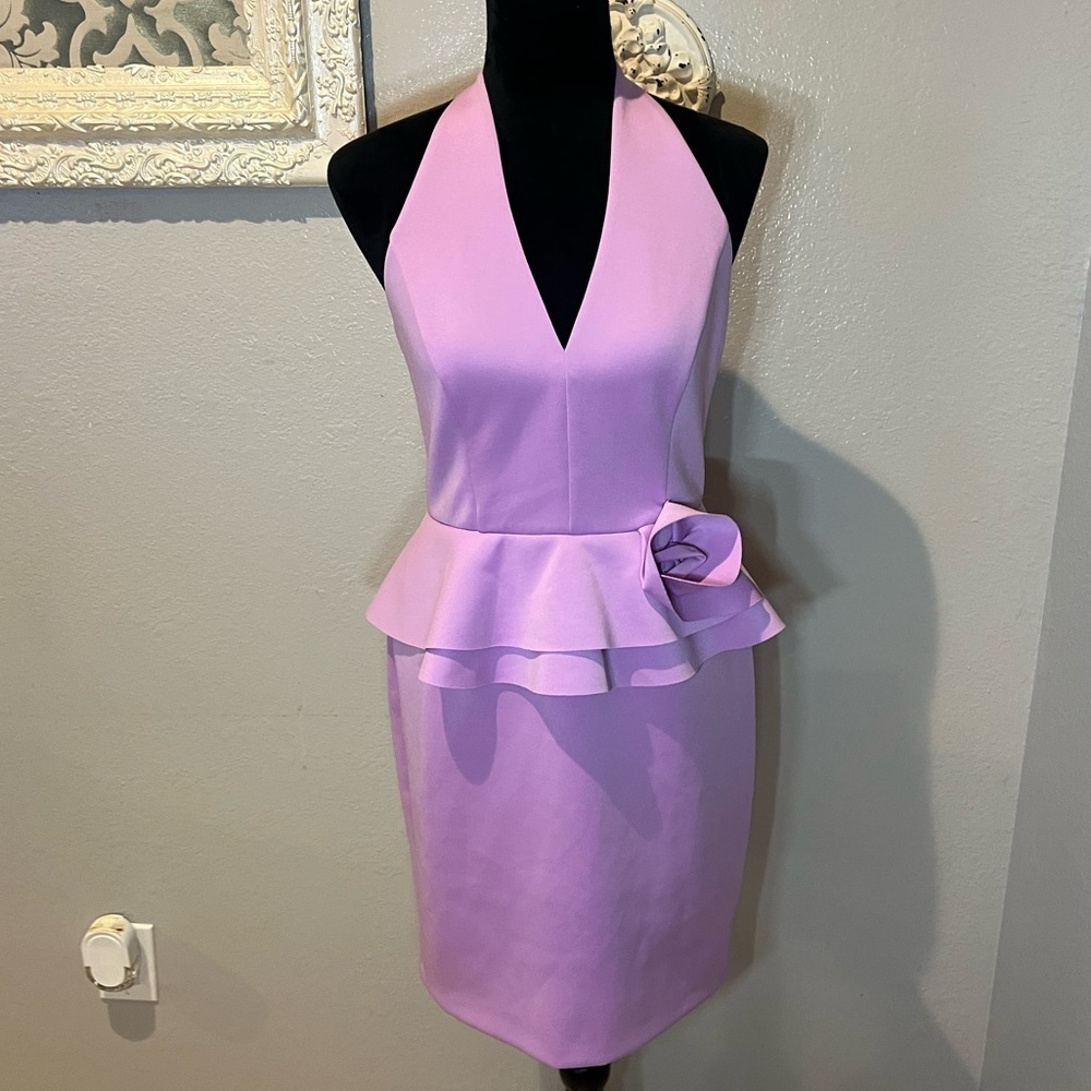 Jessica Howard Lavender Halter-like style Dress
